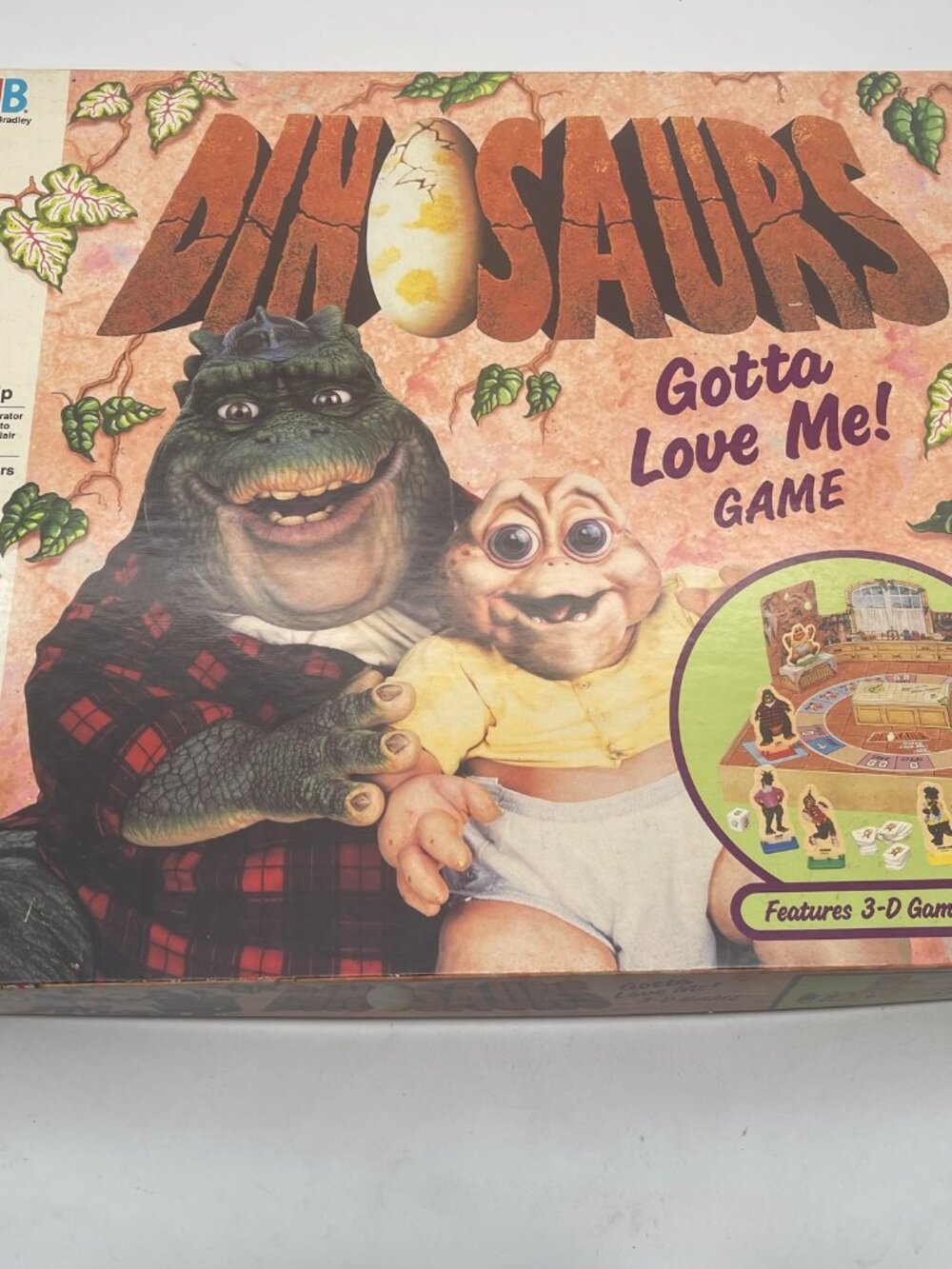 Dinosaurs Gotta Love Me Vintage Milton Bradley Board Game - Open Box, Never Used
